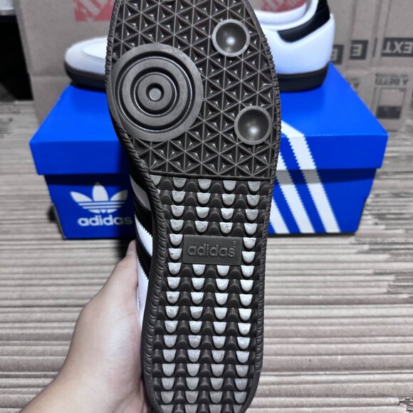 Adidas Mens Samba OG Black White Granite B75806 - Picture 5 of 5